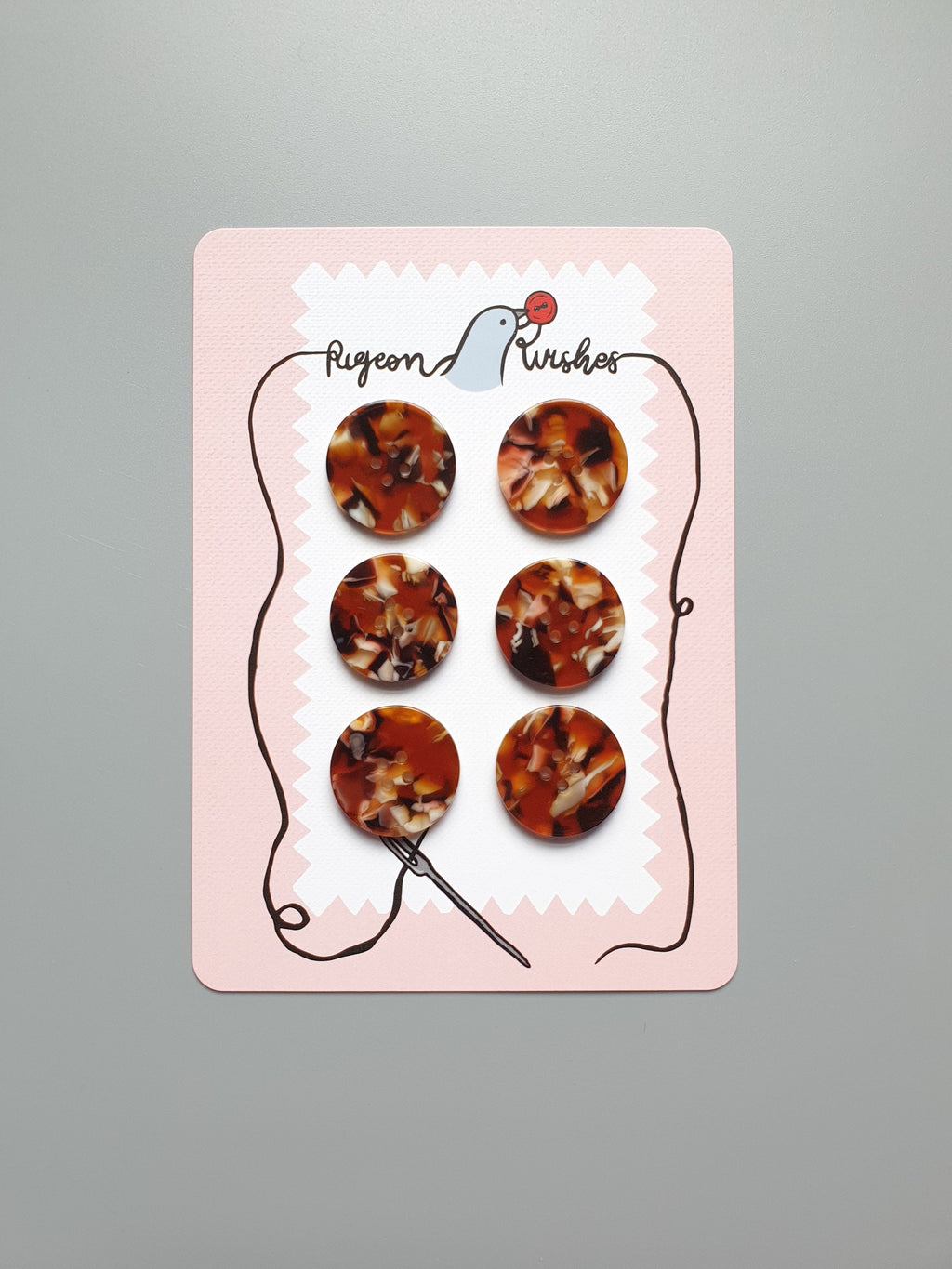 Chai latte button set