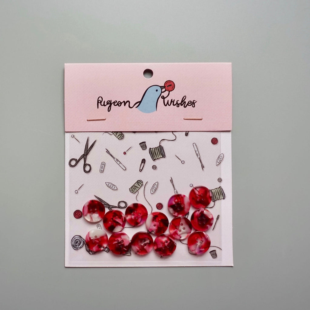 Cherry bomb button set