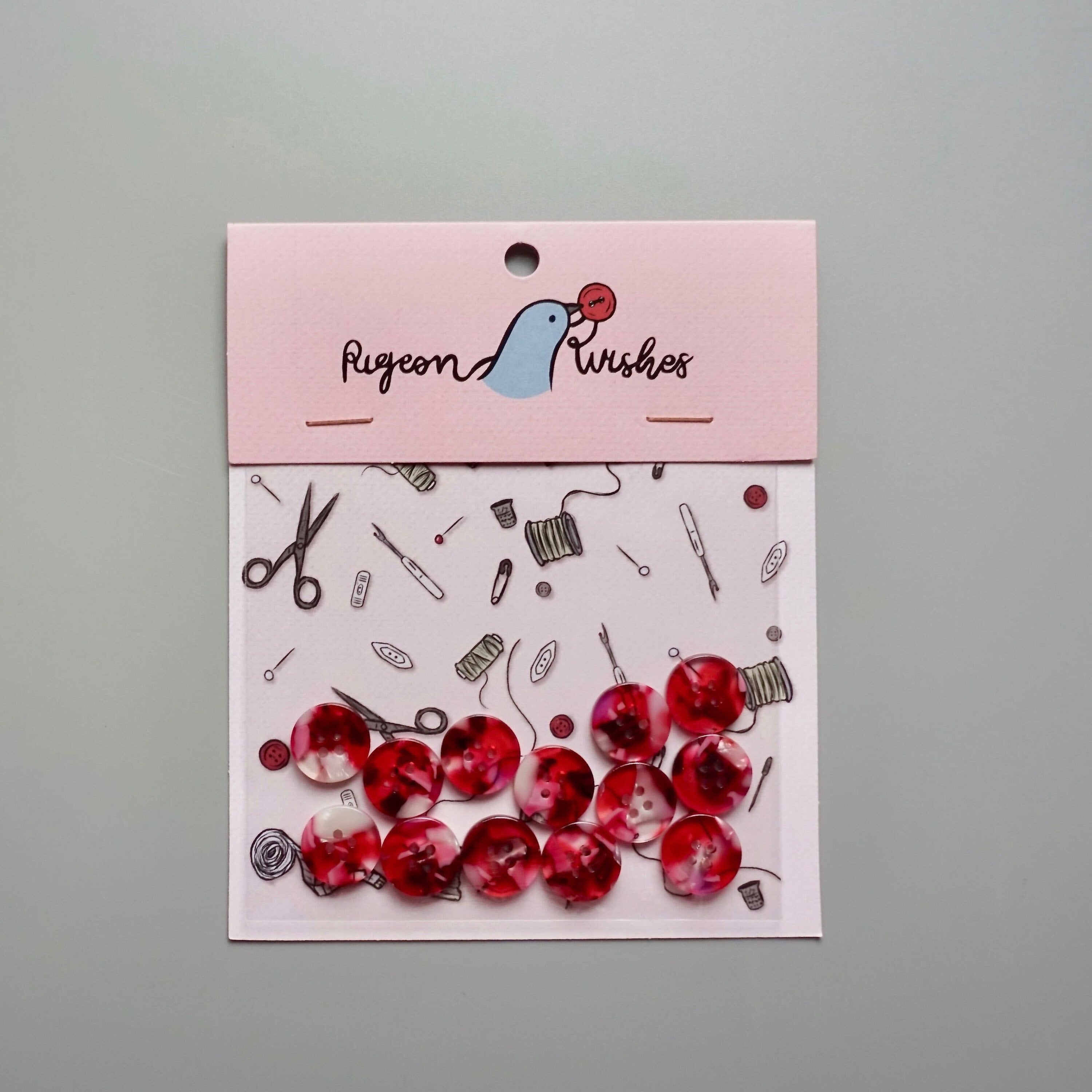 Cherry bomb button set