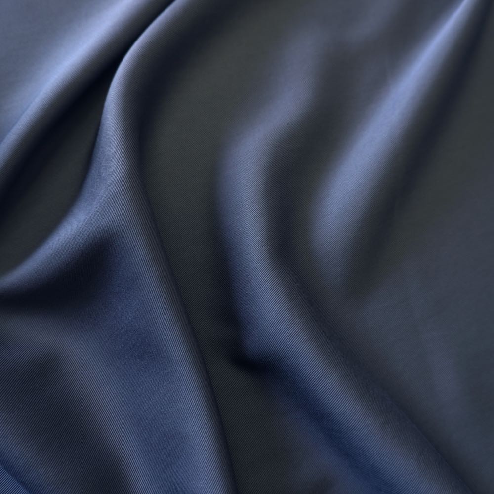 1064-21s Sanded Lenzing Tencel  twill #70 Grey Blue