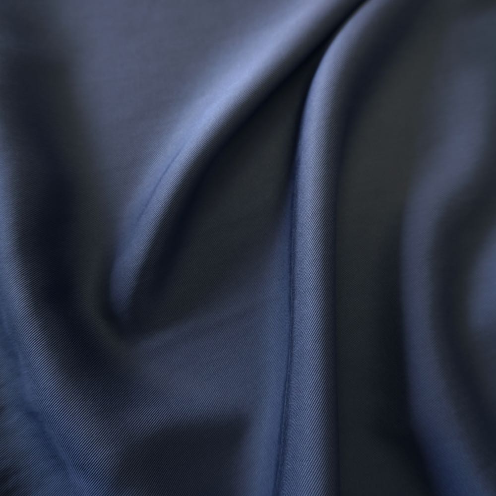 1064-21s Sanded Lenzing Tencel  twill #70 Grey Blue