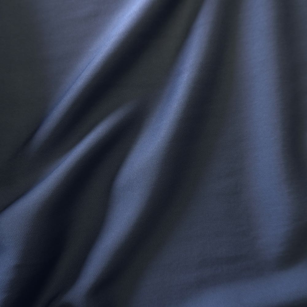 1064-21s Sanded Lenzing Tencel  twill #70 Grey Blue