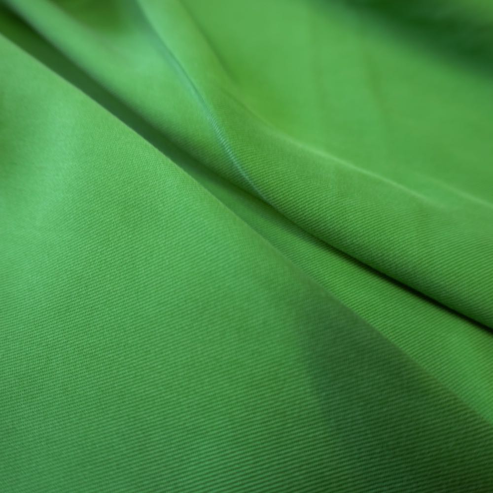 1064-21s Sanded Lenzing Tencel  twill #83 Green