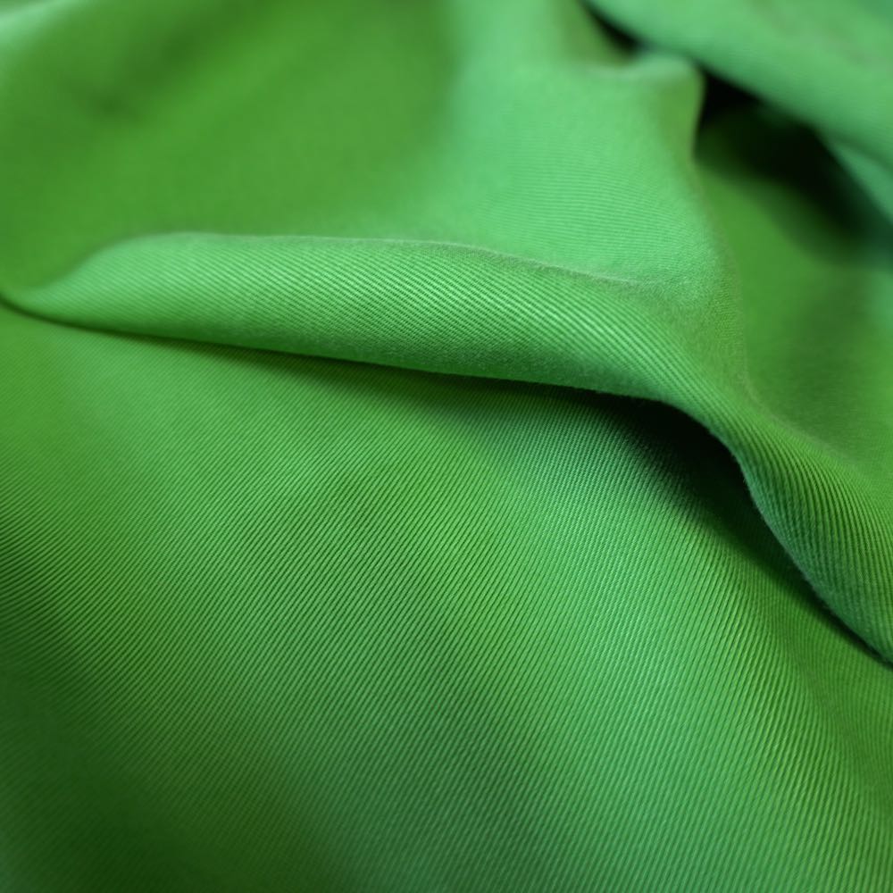 1064-21s Sanded Lenzing Tencel  twill #83 Green