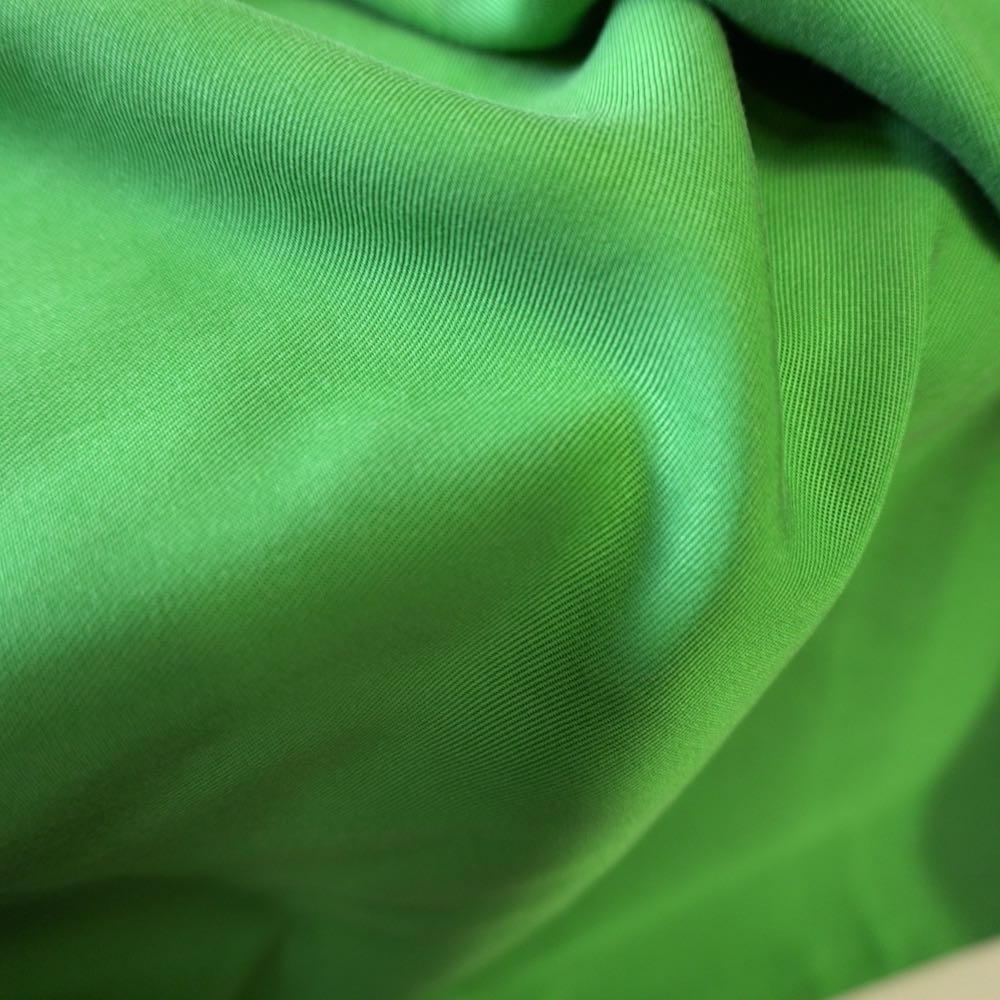 1064-21s Sanded Lenzing Tencel  twill #83 Green