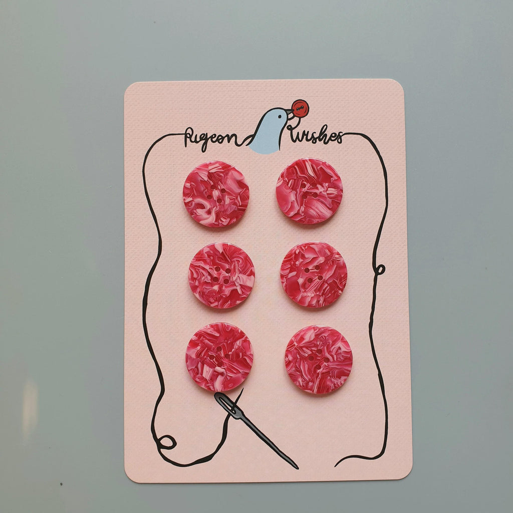 Barbiecore button set