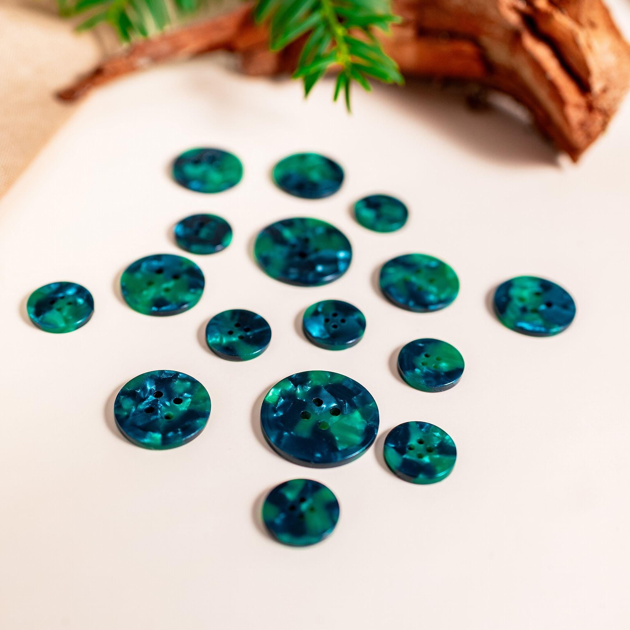 Wicked button set (15mm shirting size)