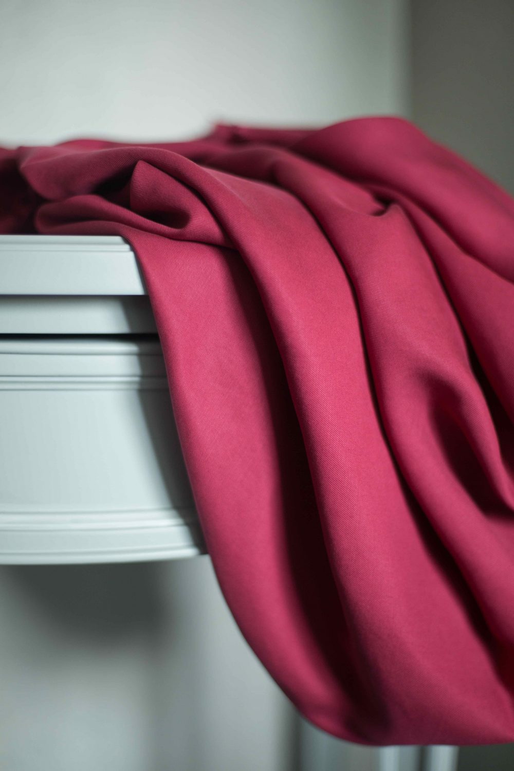 1064-21s Sanded Lenzing Tencel  twill #57 palace red