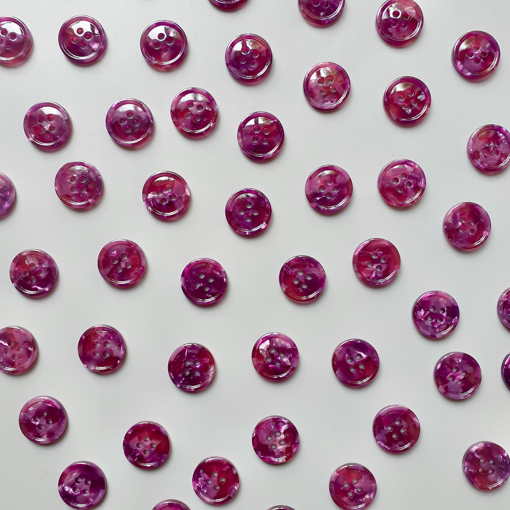 Berry Crush button set (17mm Cardigan size)