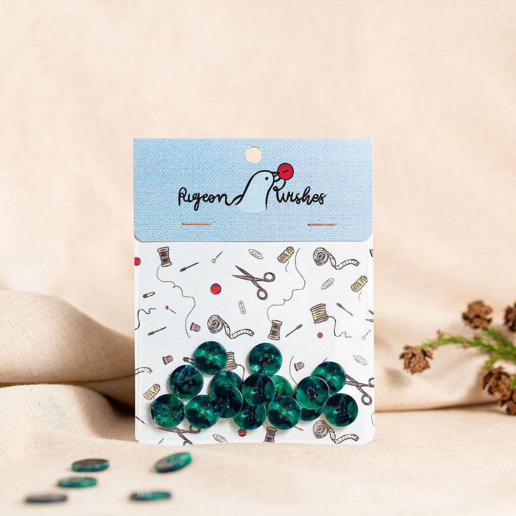 Wicked button set (15mm shirting size)