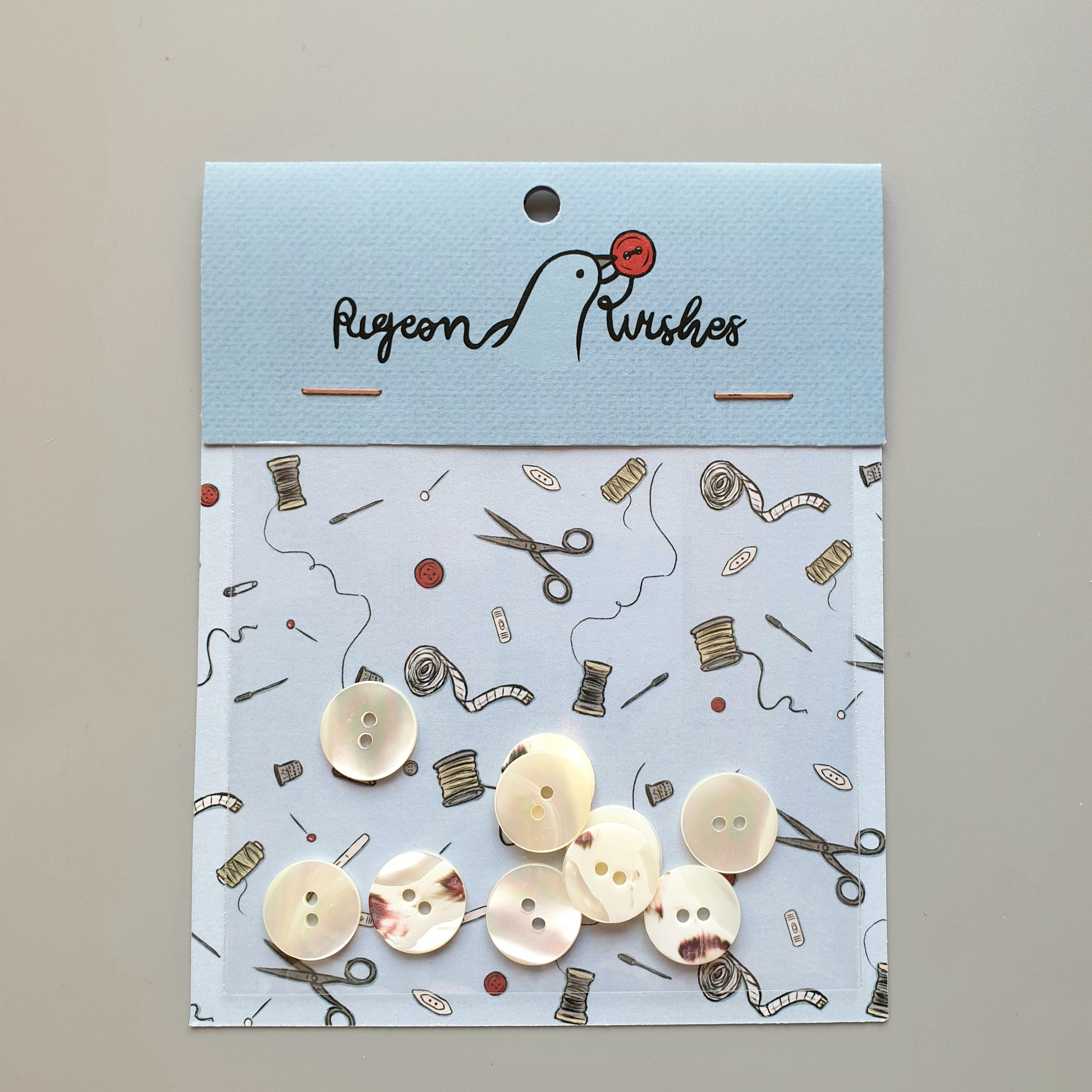 Tarot shell button set