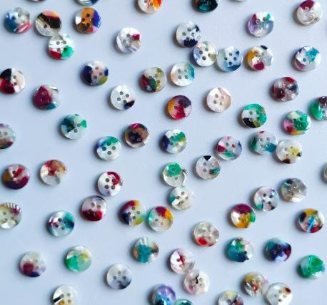 Painterly button set