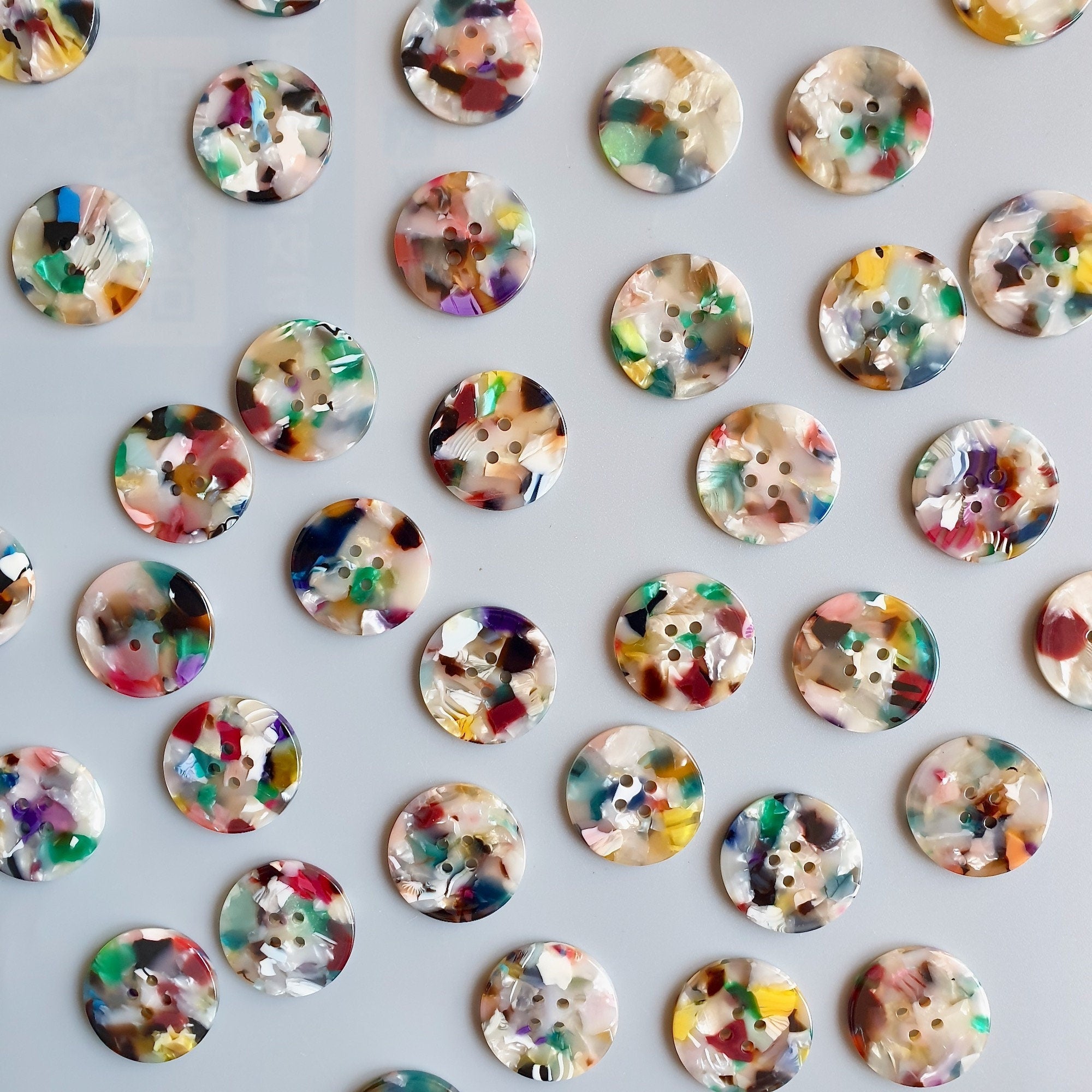 Painterly button set