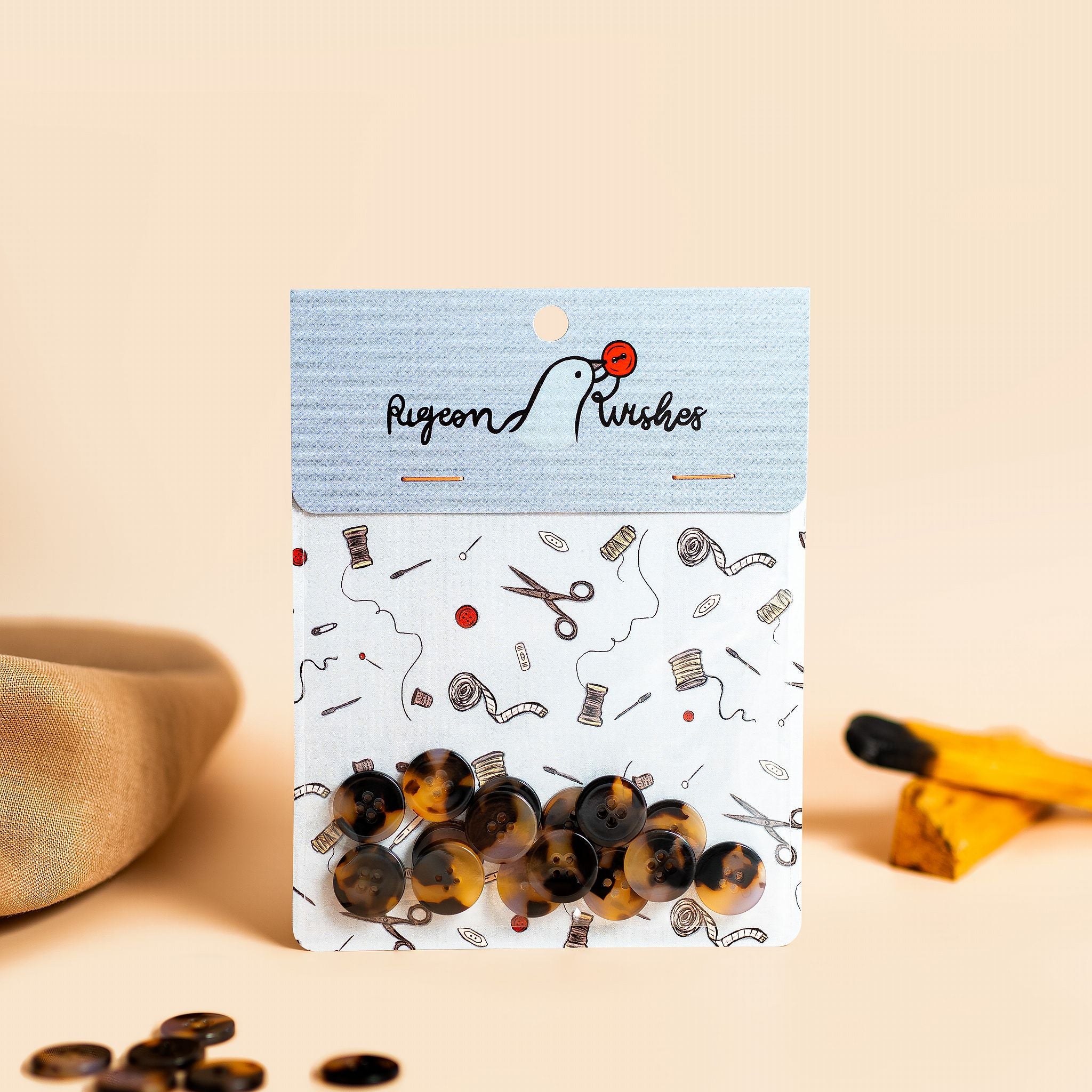 Beguiled button set (10mm, 12mm, 15mm, 20mm, 25mm)