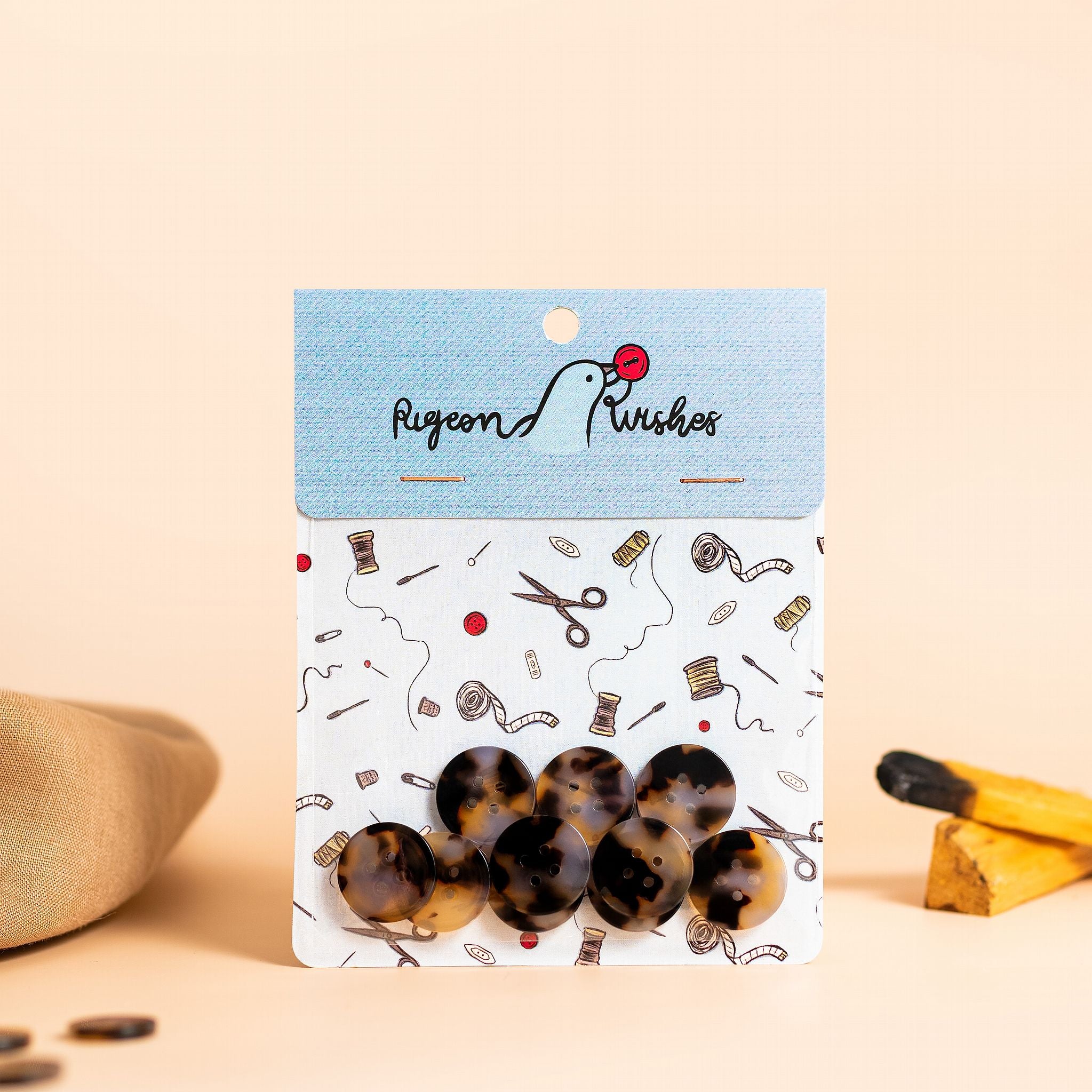 Beguiled button set (10mm, 12mm, 15mm, 20mm, 25mm)