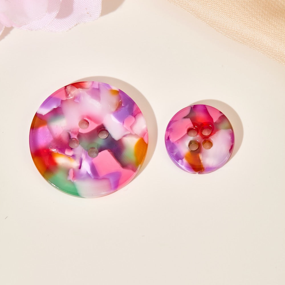 Bloom button set (10mm, 15mm, 20mm, 25mm)