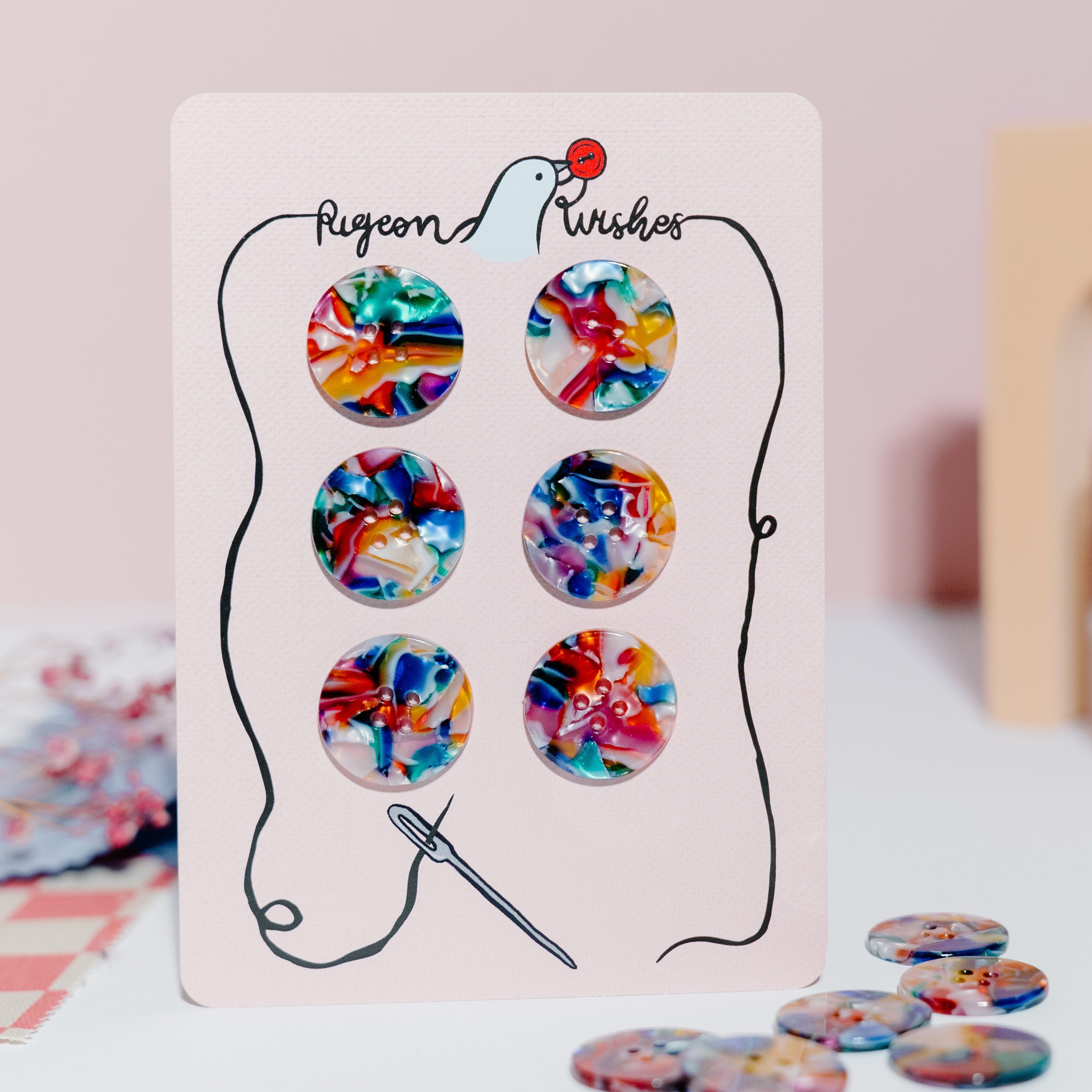 Kaleidoscope button set