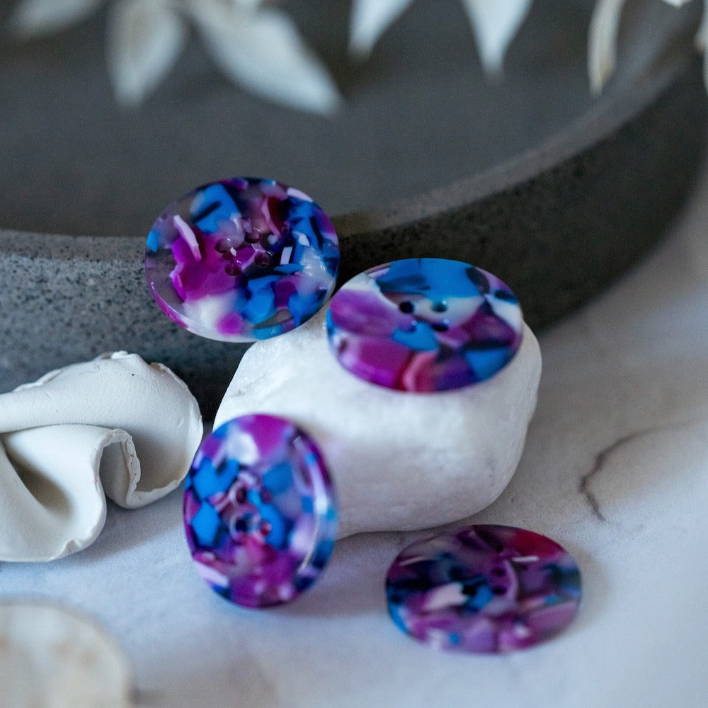 Lucid button set (10mm, 15mm, 20mm, 25mm)
