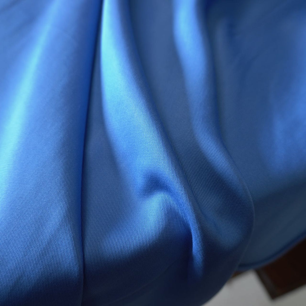 1064-21s Sanded Lenzing Tencel  twill #93 indigo blue