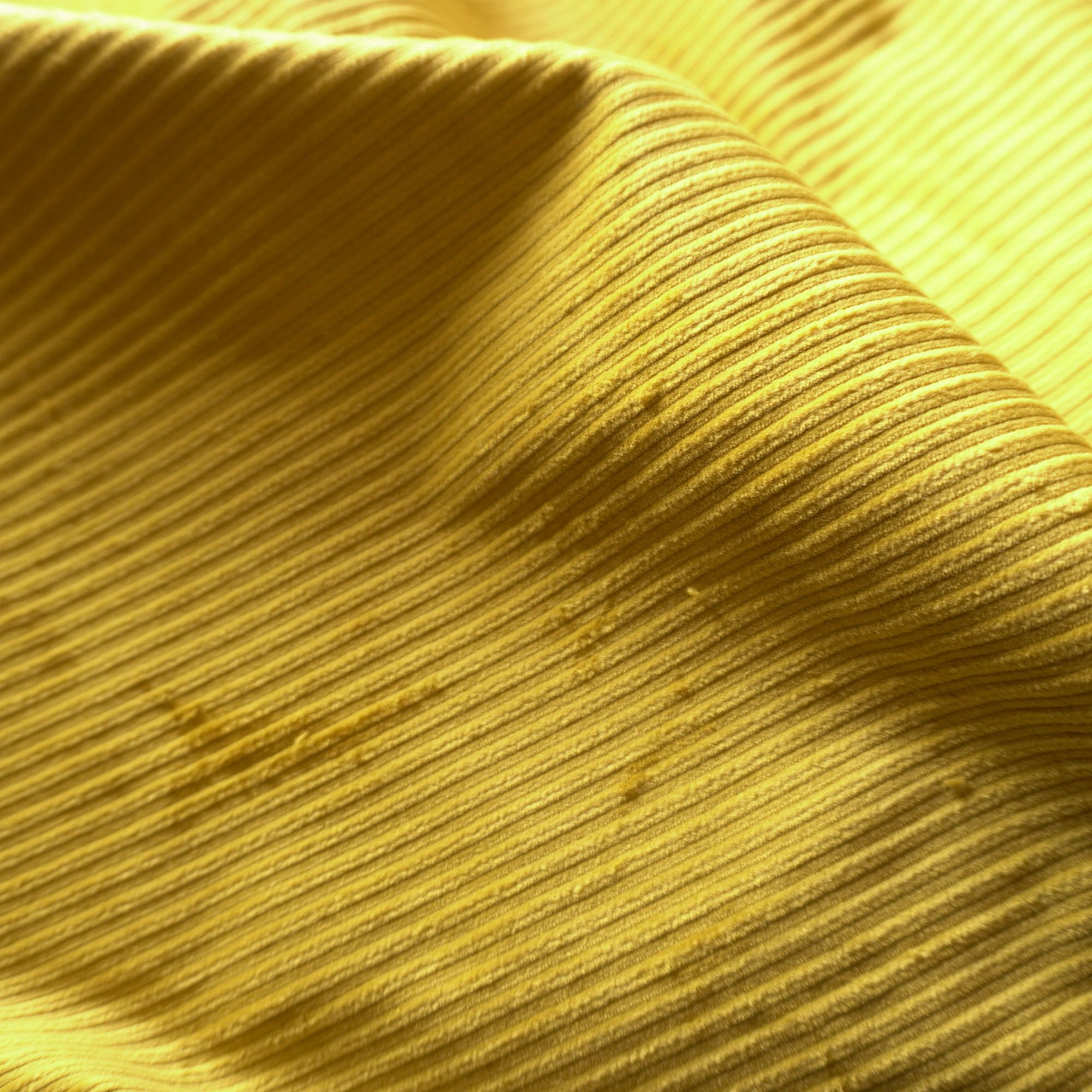 Horizontal Stretchy gap corduroy - Golden Yellow