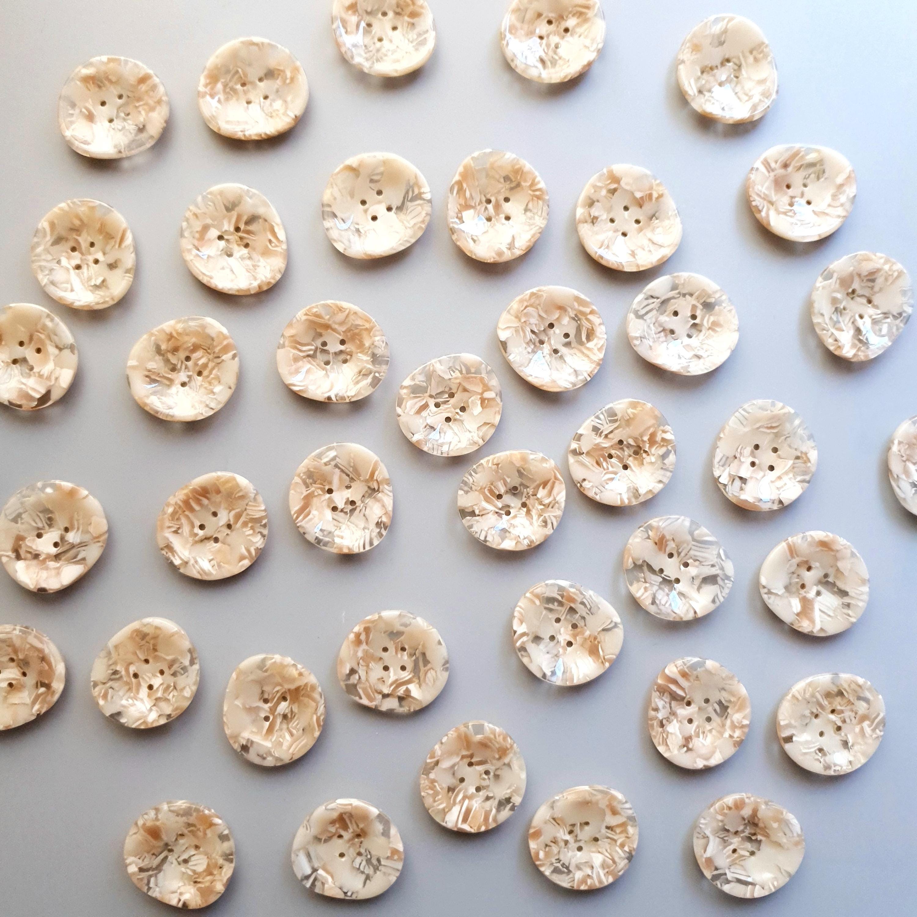 Plume Feather Button Set (27mm Coat size)