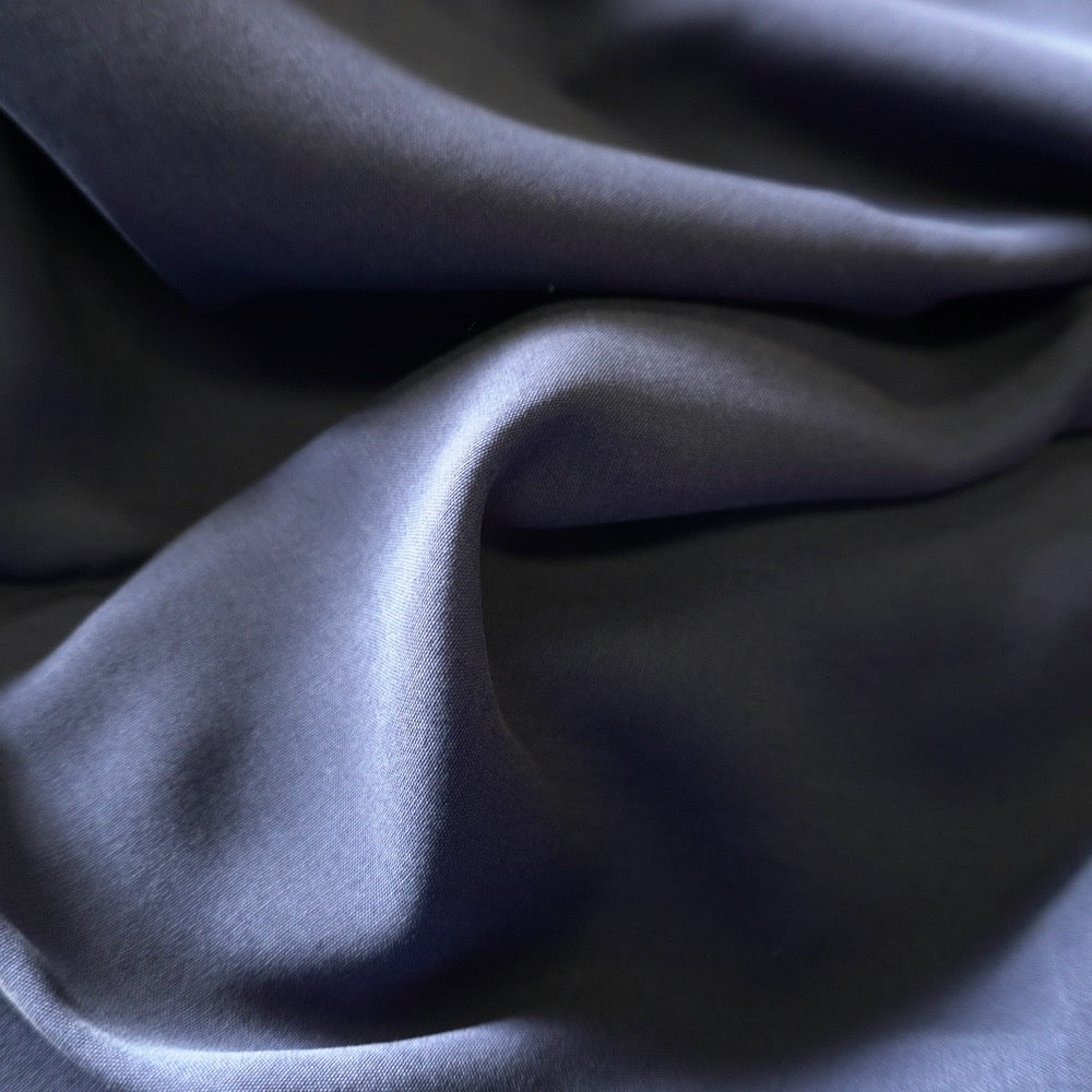 Soft Tencel Plain Weave Fabric - Navy