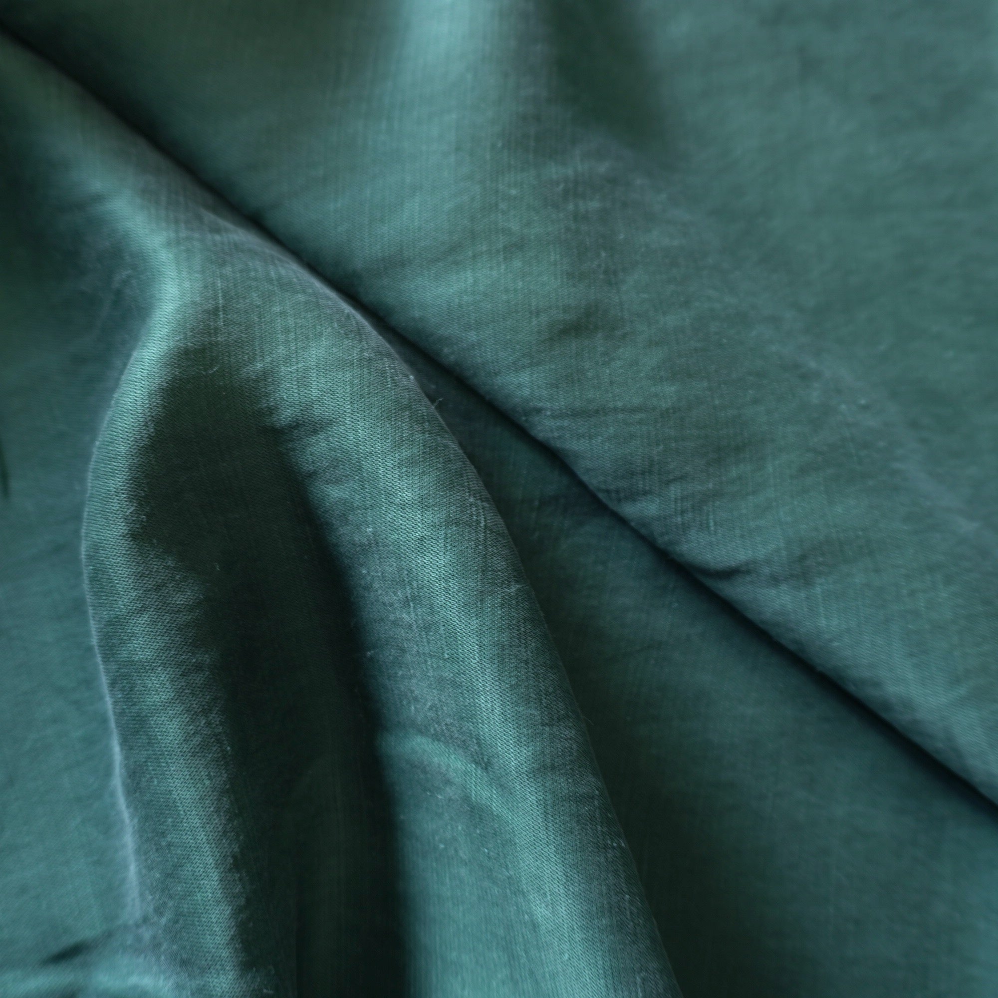 Bemberg Cupro linen pique - Night Green