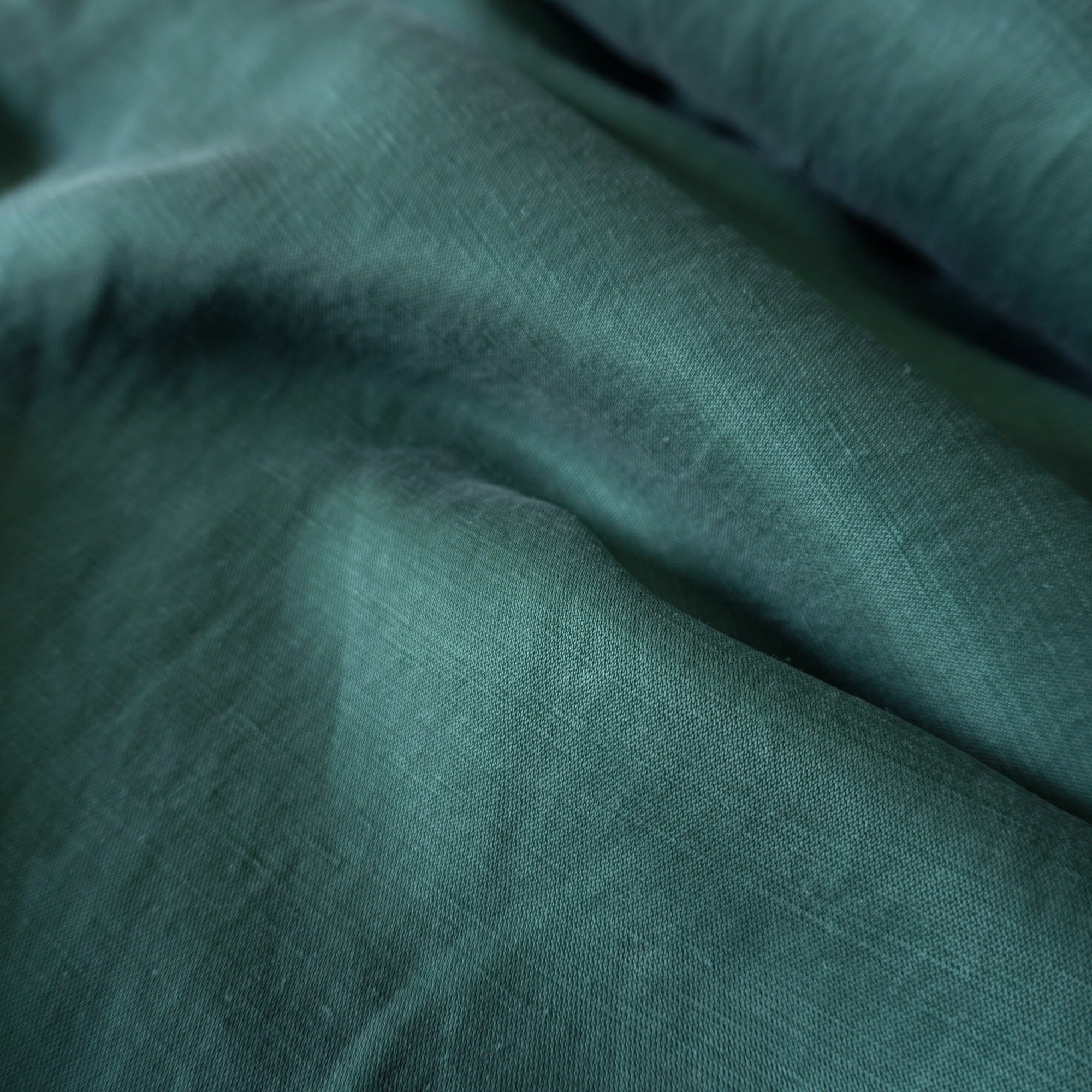 Bemberg Cupro linen pique - Night Green