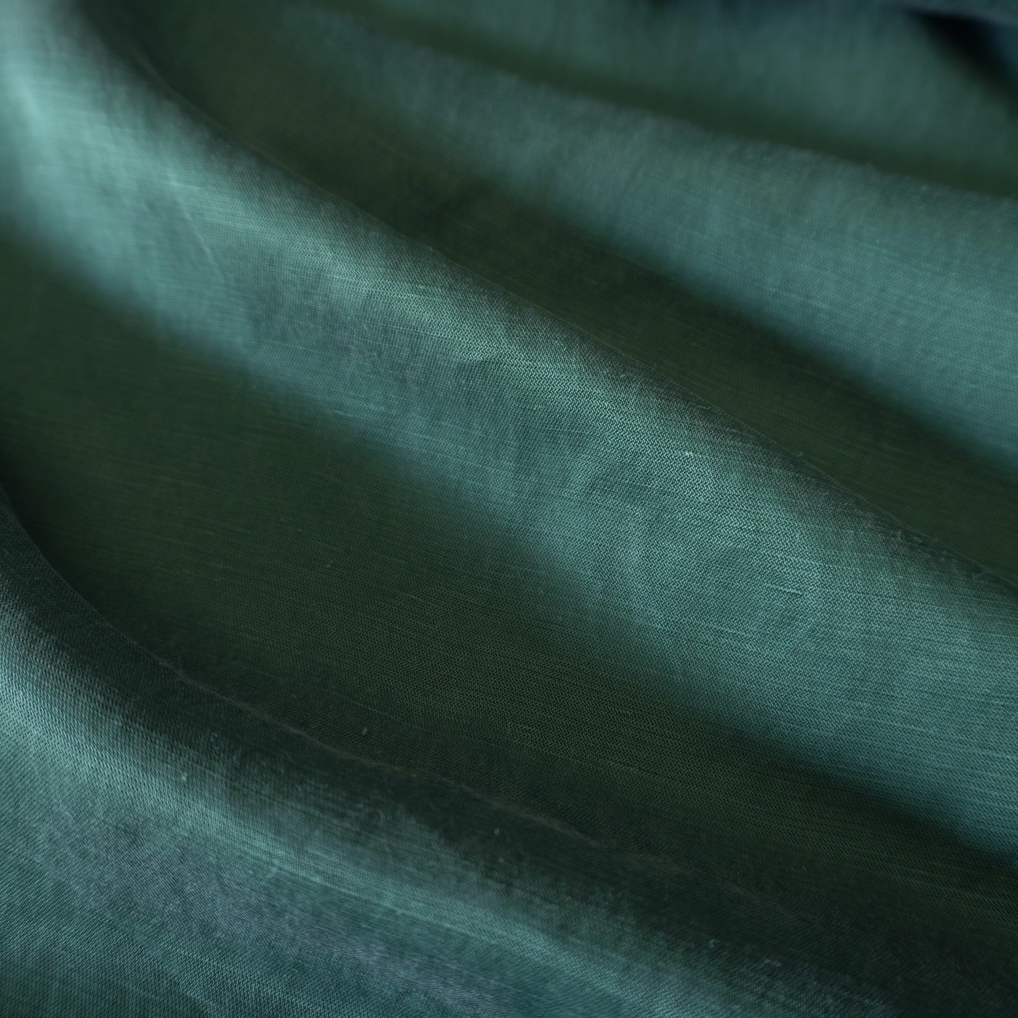 Bemberg Cupro linen pique - Night Green