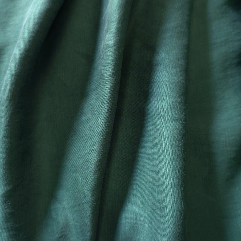 Bemberg Cupro linen pique - Night Green
