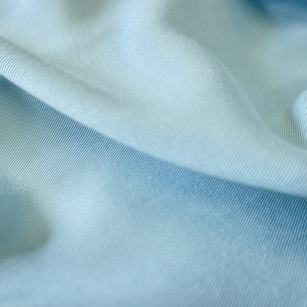 1064-21s Sanded Lenzing Tencel  twill #59 sky blue
