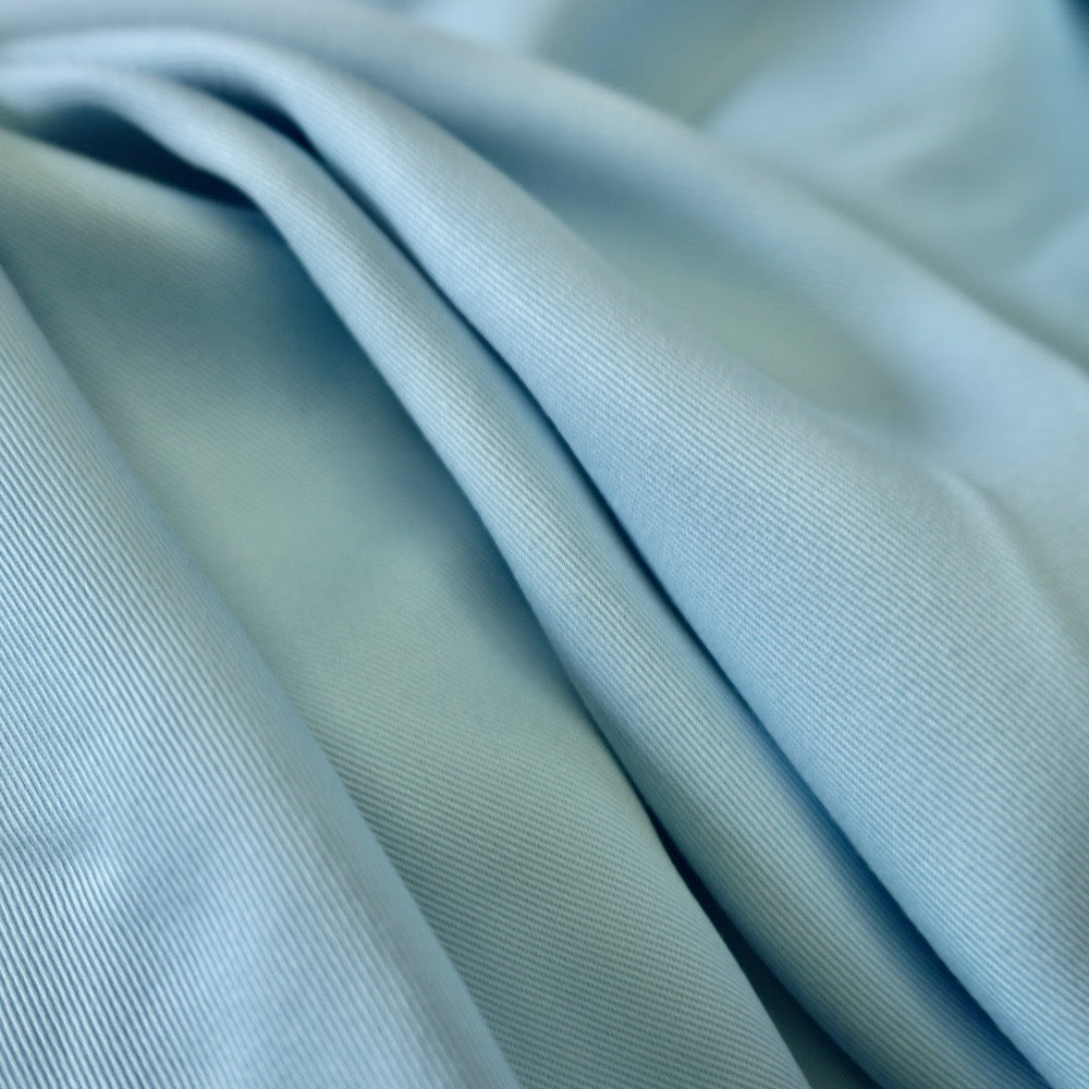 1064-21s Sanded Lenzing Tencel  twill #59 sky blue