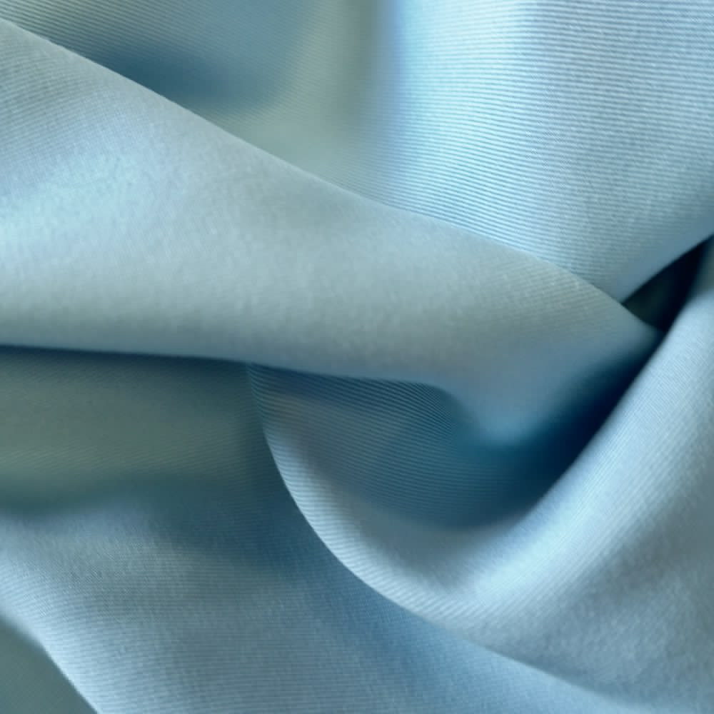 1064-21s Sanded Lenzing Tencel  twill #59 sky blue