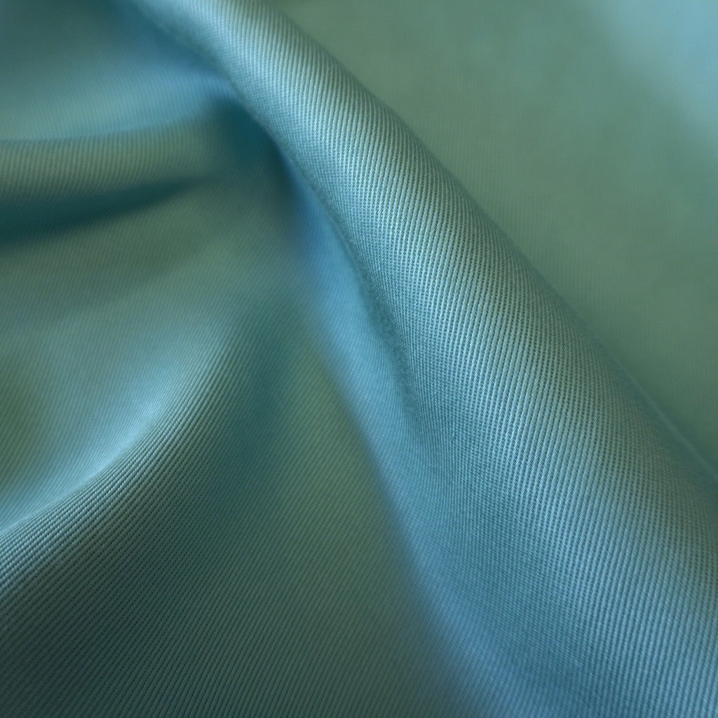 1064-21s Sanded Lenzing Tencel  twill #84 mint blue