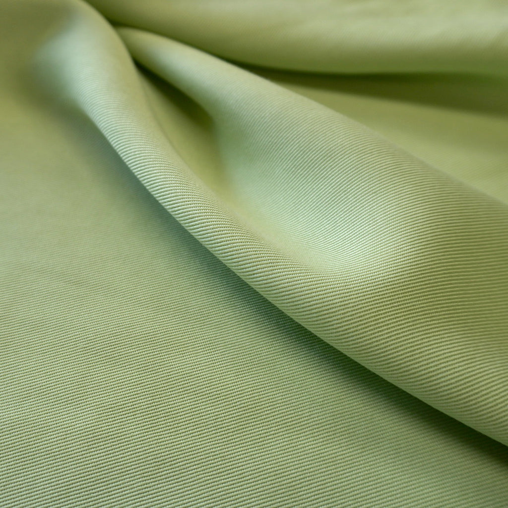 1064-21s Sanded Lenzing Tencel  twill #90 pistachio