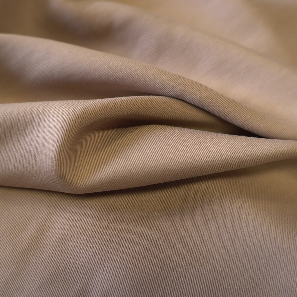 1064-21s Sanded Lenzing Tencel twill #16 Beige