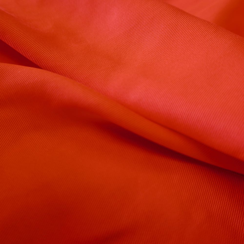 1064 Sanded Tencel Lyocell Twill Fabric Bright Red - Drapey, Floaty, Smooth