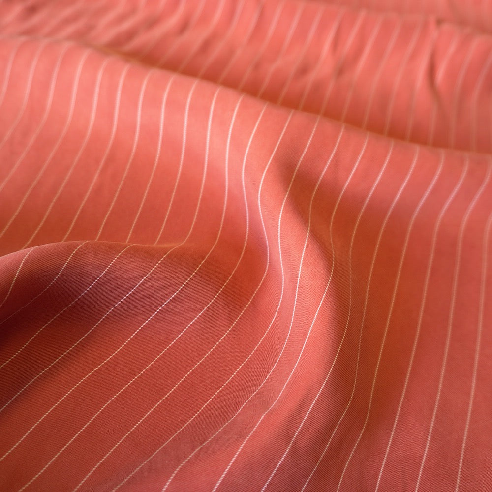 1103 Sanded cupro pin stripe