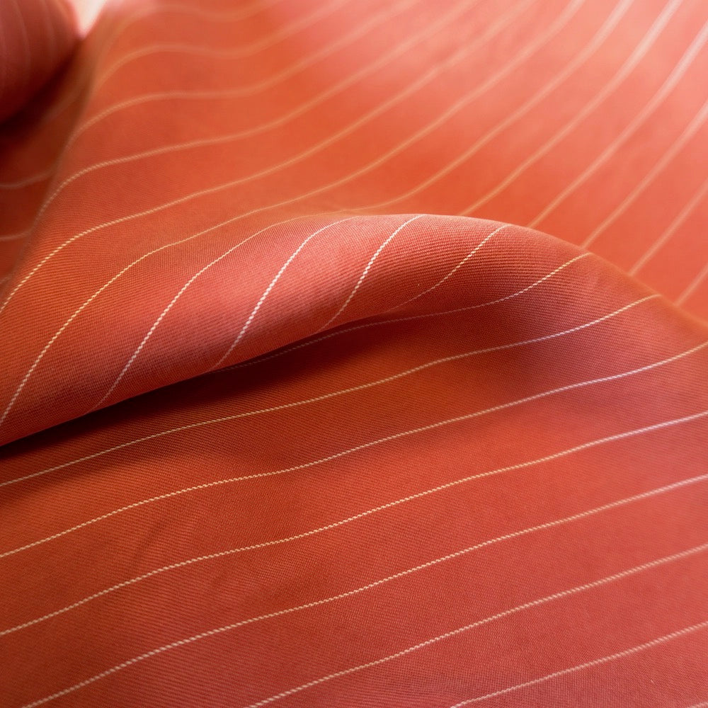 1103 Sanded cupro pin stripe