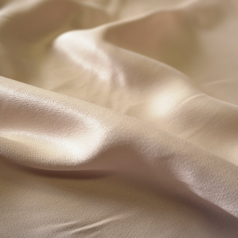 Viscose Silk Satin - Champagne yellow