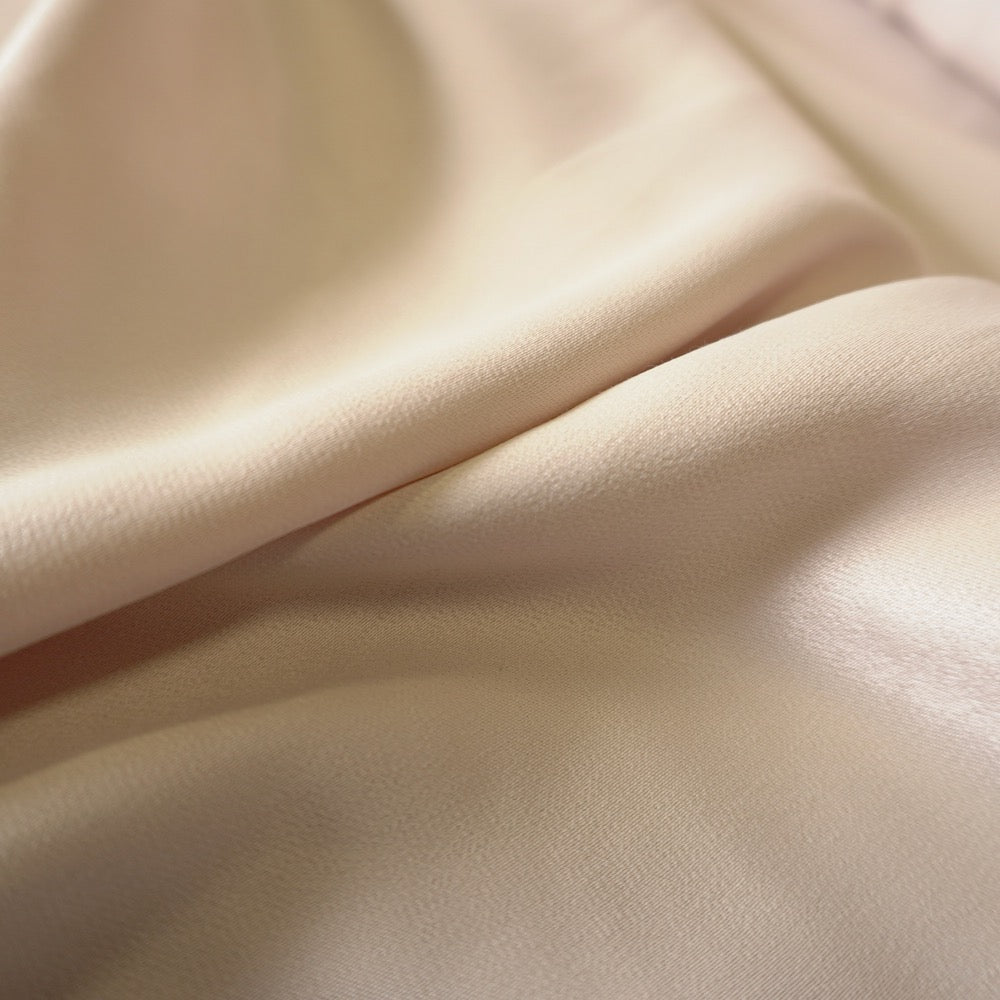 Viscose Silk Satin - Champagne yellow