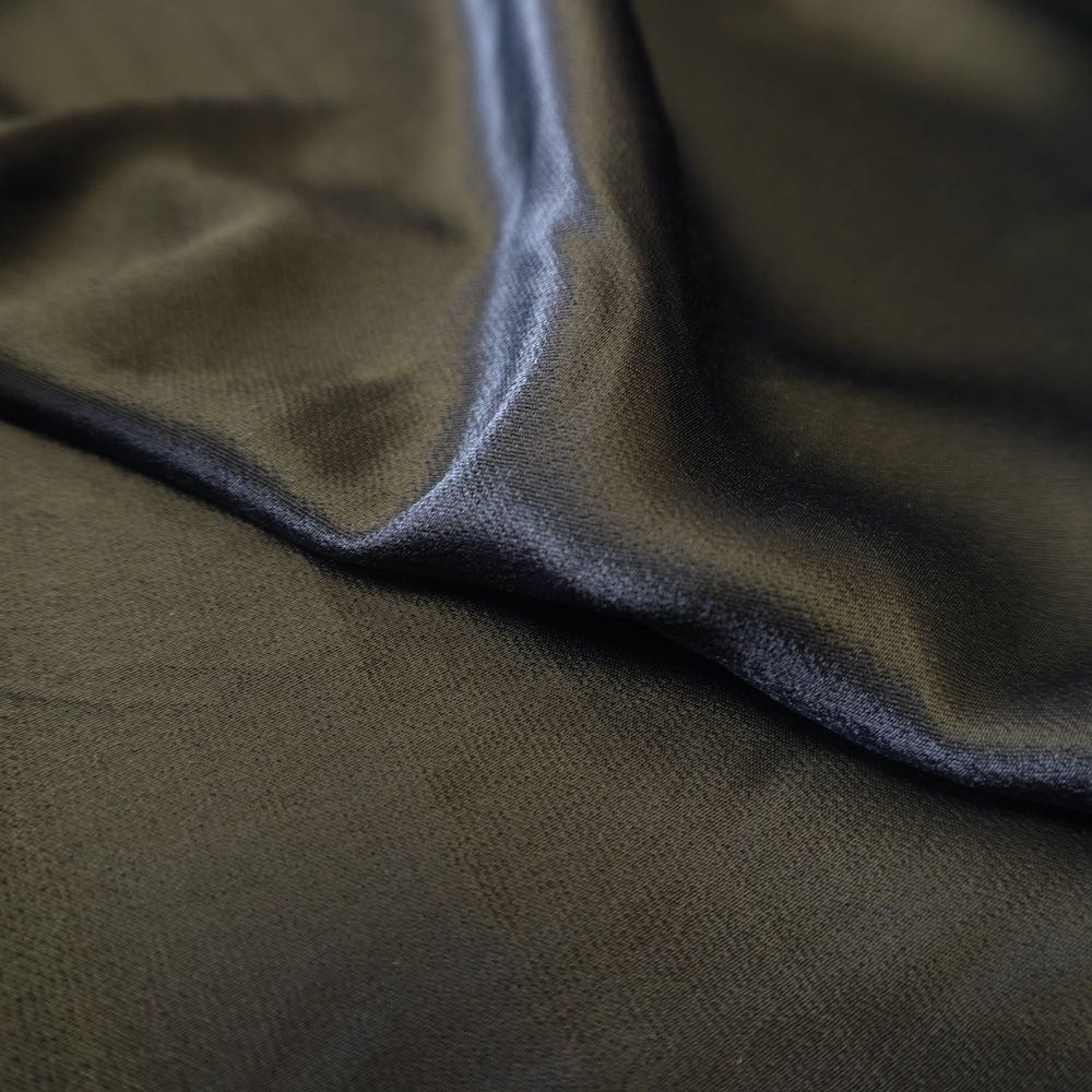 1104 Viscose Silk Satin - Black