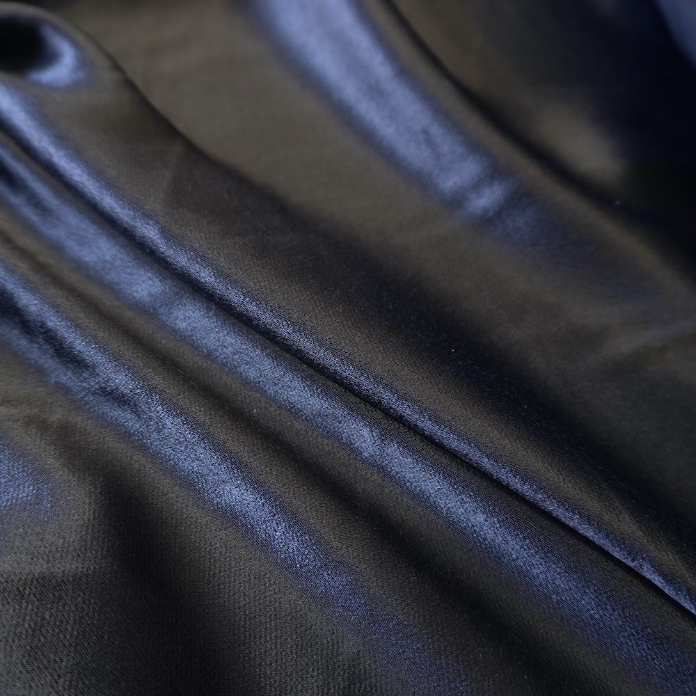 1104 Viscose Silk Satin - Black