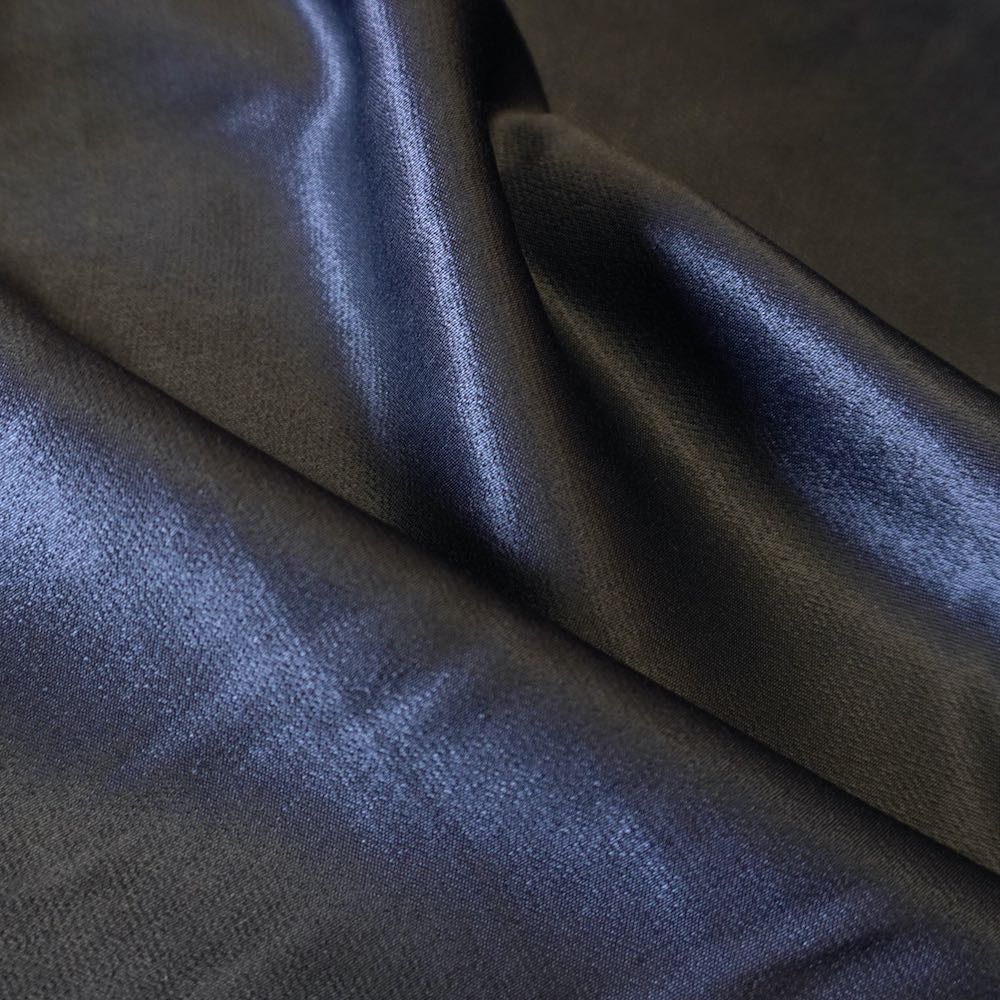1104 Viscose Silk Satin - Black