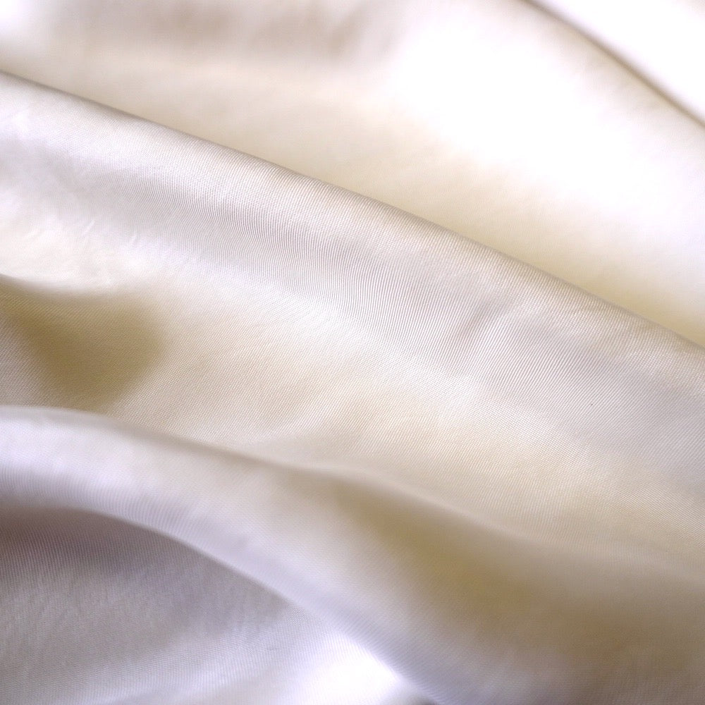 1180-Sanded Cupro viscose twill - Ivory white