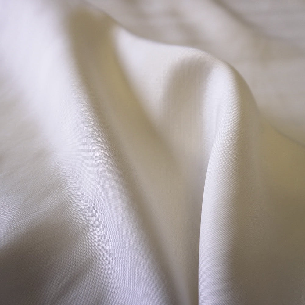 1180-Sanded Cupro viscose twill - Ivory white