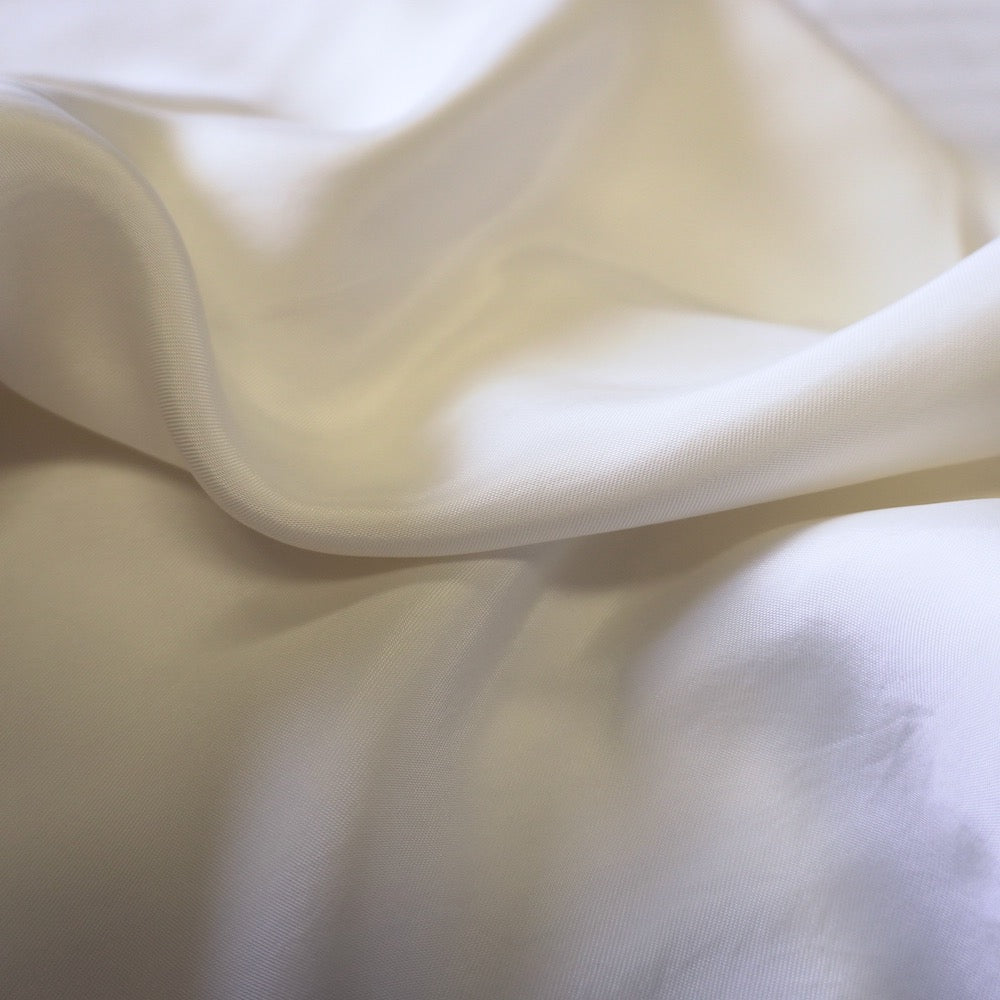 1180-Sanded Cupro viscose twill - Ivory white