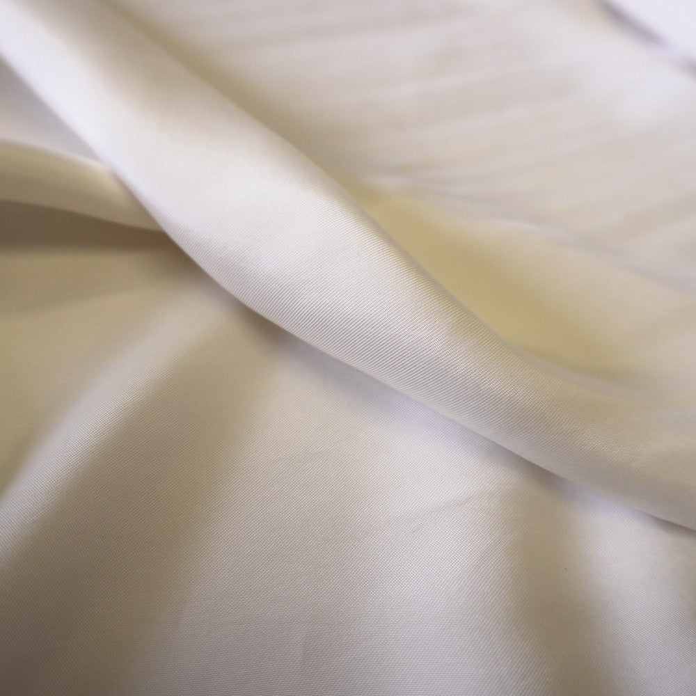 1180-Sanded Cupro viscose twill - Ivory white