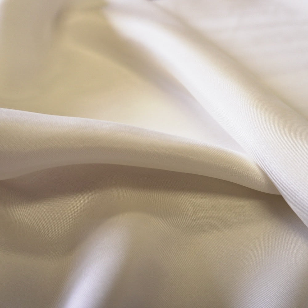 1180-Sanded Cupro viscose twill - Ivory white