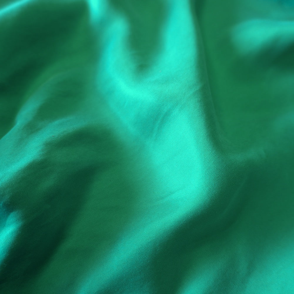 1180-Sanded Cupro viscose twill - Emerald green